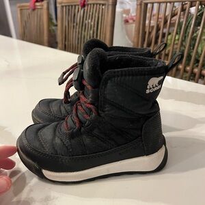 Sorel Black Kids Snow Boots